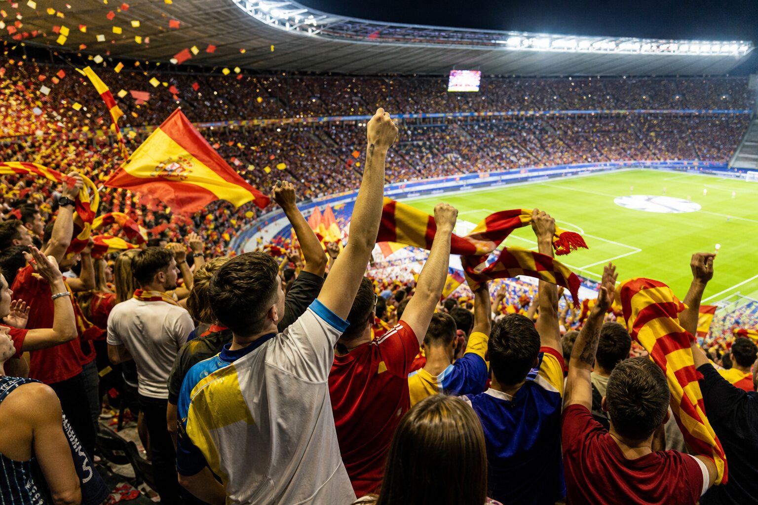 スペインサッカー観戦
